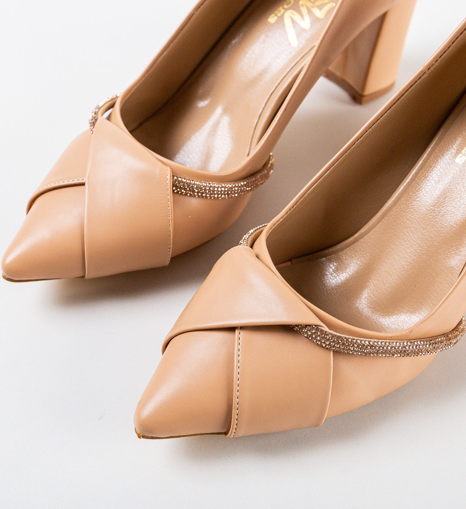 Pantofi Urama Nude - Eleganță și Confort - imagine 7
