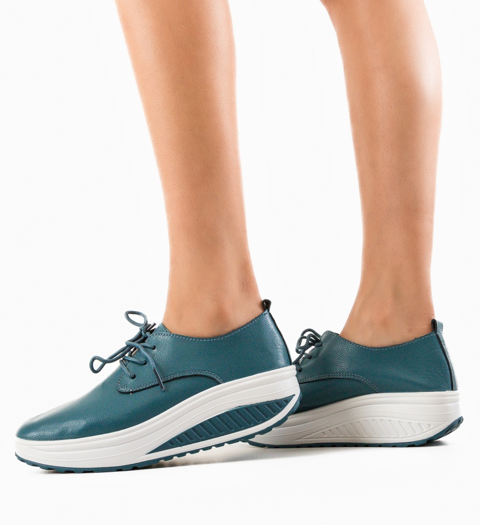Kleak Pantofi Casual Albastri - Confort Zilnic - imagine 3