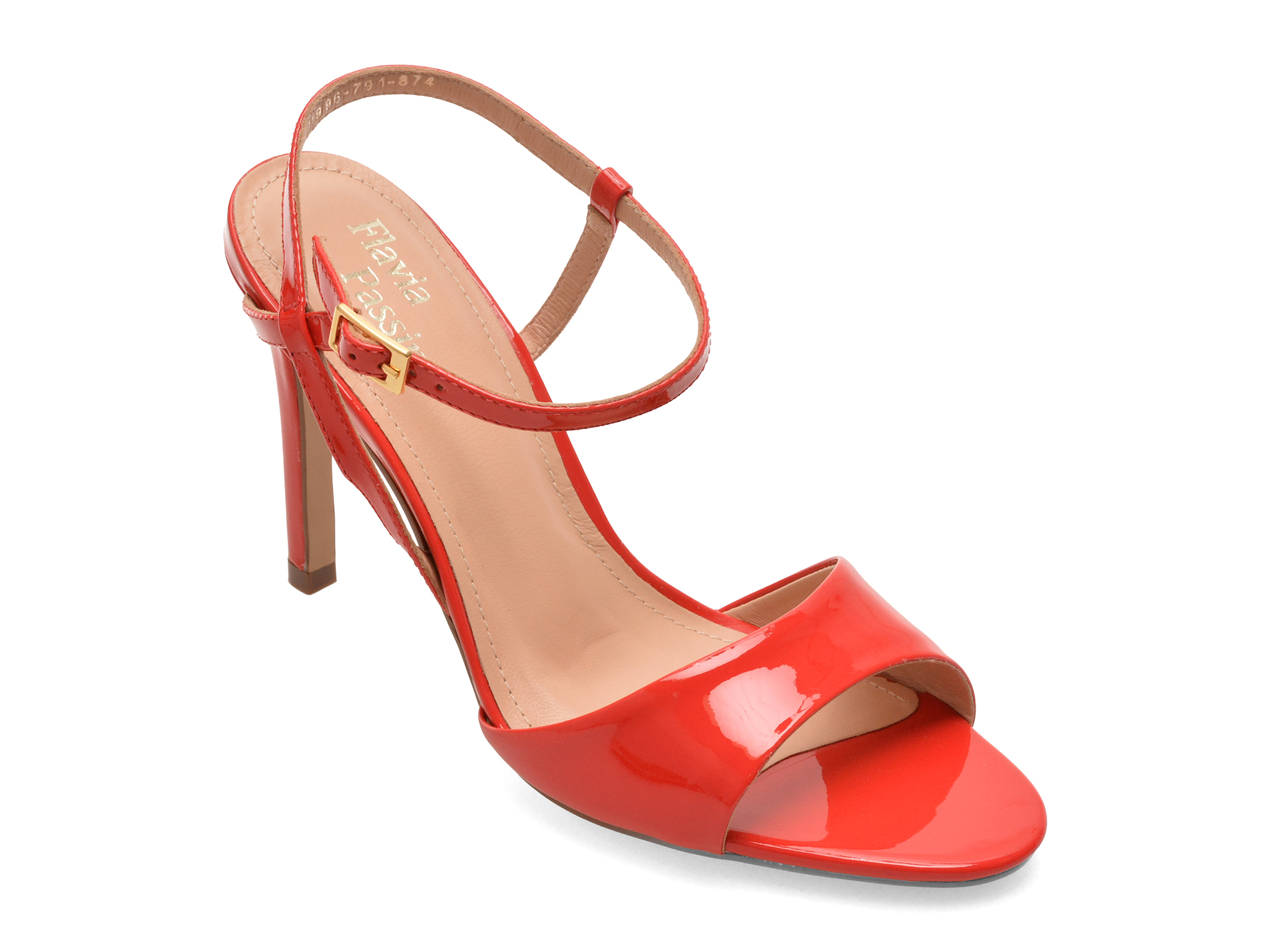 Sandale FLAVIA PASSINI Rosii Piele Lacuita