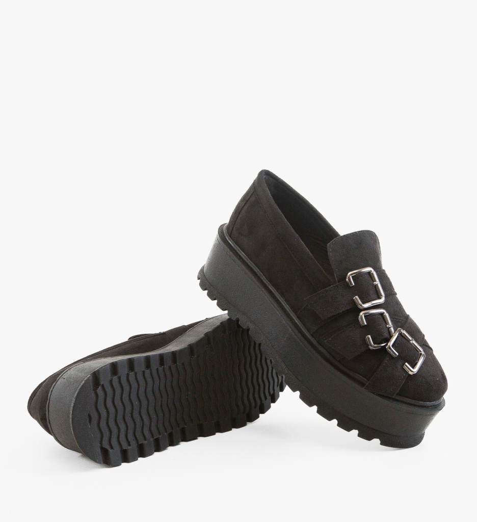 Pantofi Casual Darqu Negri Eleganți - imagine 3