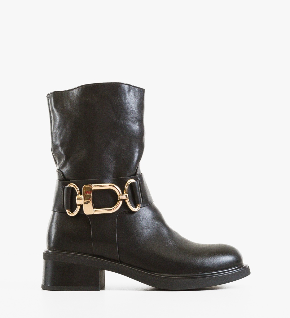 Ghete Dama Barney Negre | Depurtat | Stil și Confort - imagine 6