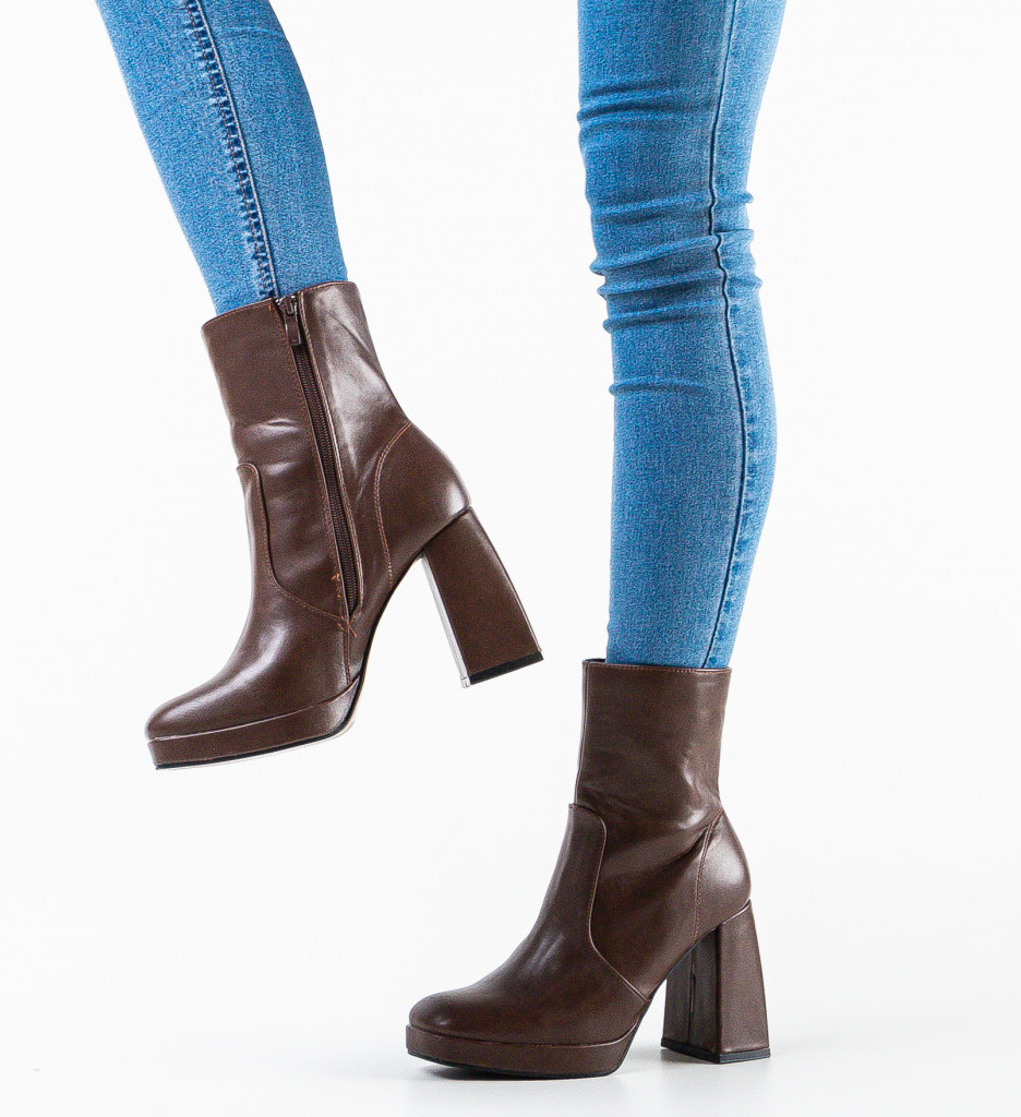 Botine Dama Owais Maro - Eleganță și Confort - imagine 3