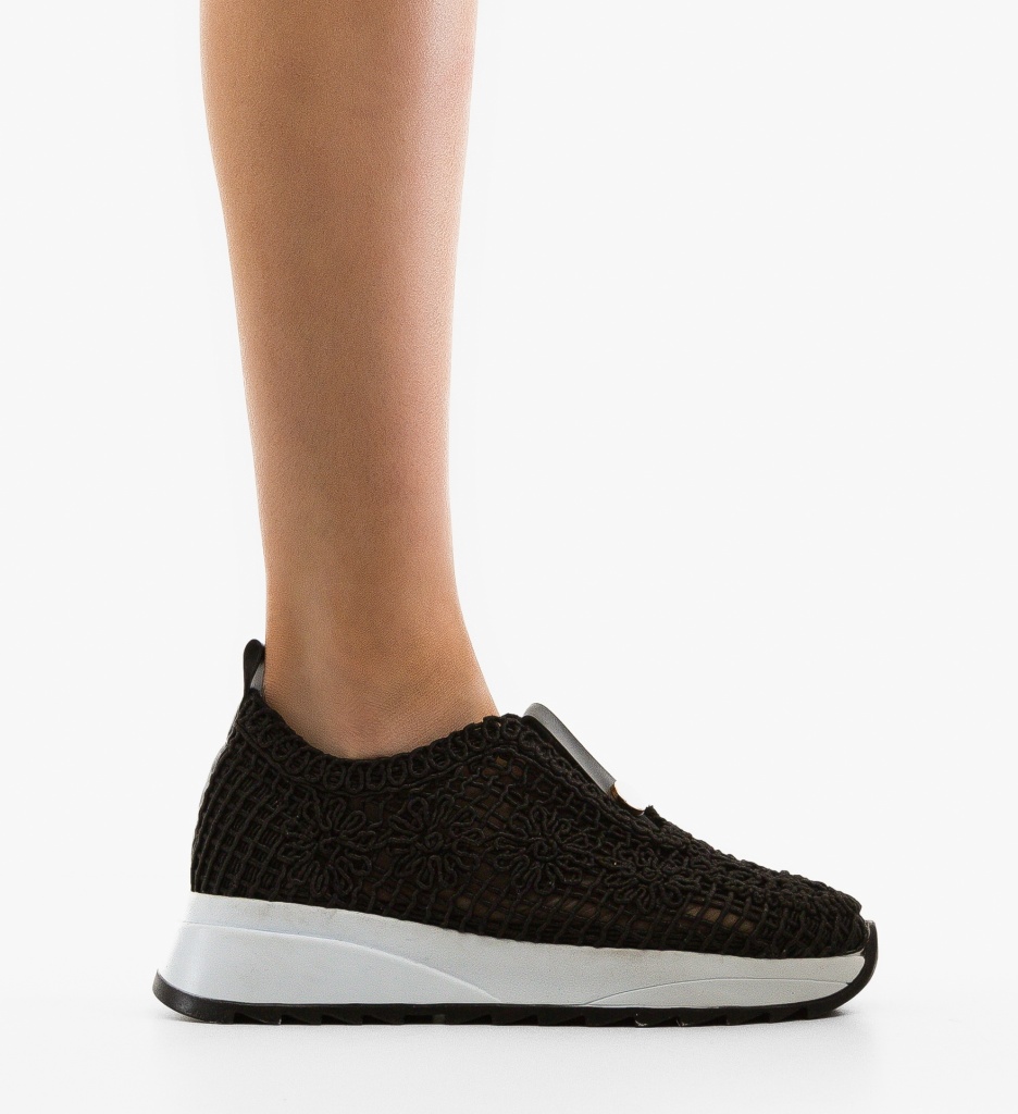 Sneakers Selima Negri - Confort și Stil Urban - imagine 6