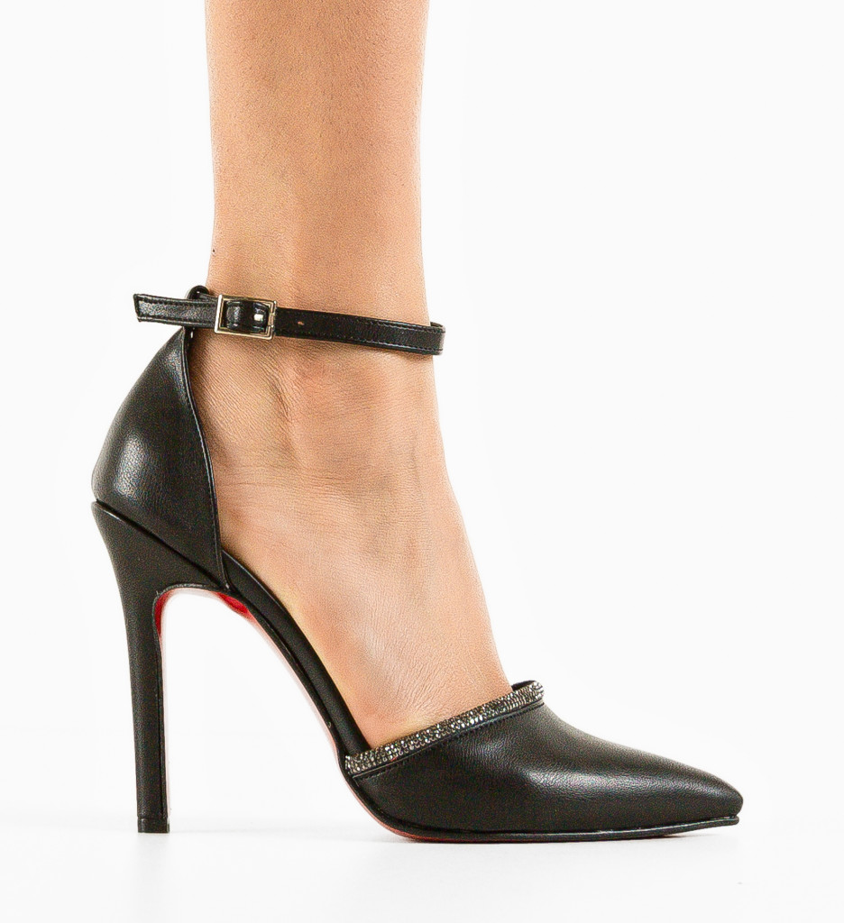 Pantofi Varay Negri - Eleganță și Stil - imagine 4