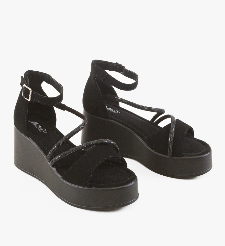 Sandale Dama Krom Negre – Eleganță și Confort - imagine 4