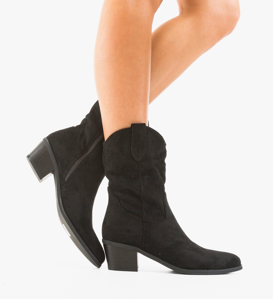 Botine Dama Trina Negre | Elegante si Confortabile - imagine 2