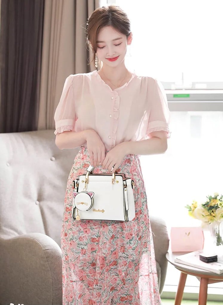 Geanta Dama Delis Kitty Mov - Practica si Eleganta - imagine 2