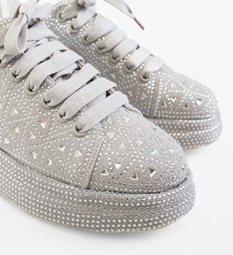 Sneakers Dama Renne Gri - Confort Sport - imagine 6