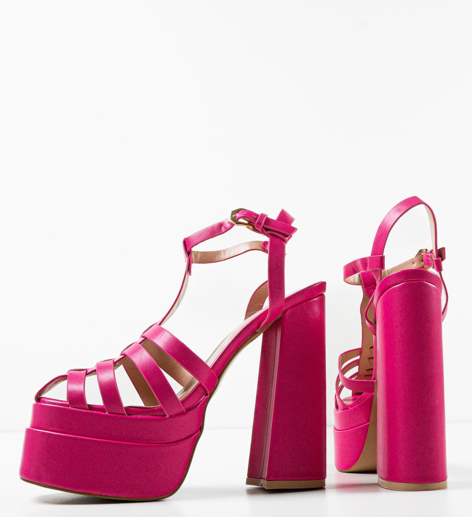 Sandale Rio Roz cu Toc Elegante - Stil Feminin - imagine 7