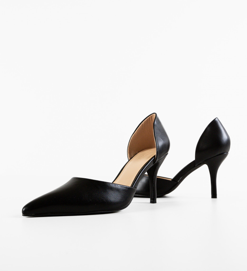Pantofi Neshan Negri - Eleganță și Stil - imagine 5