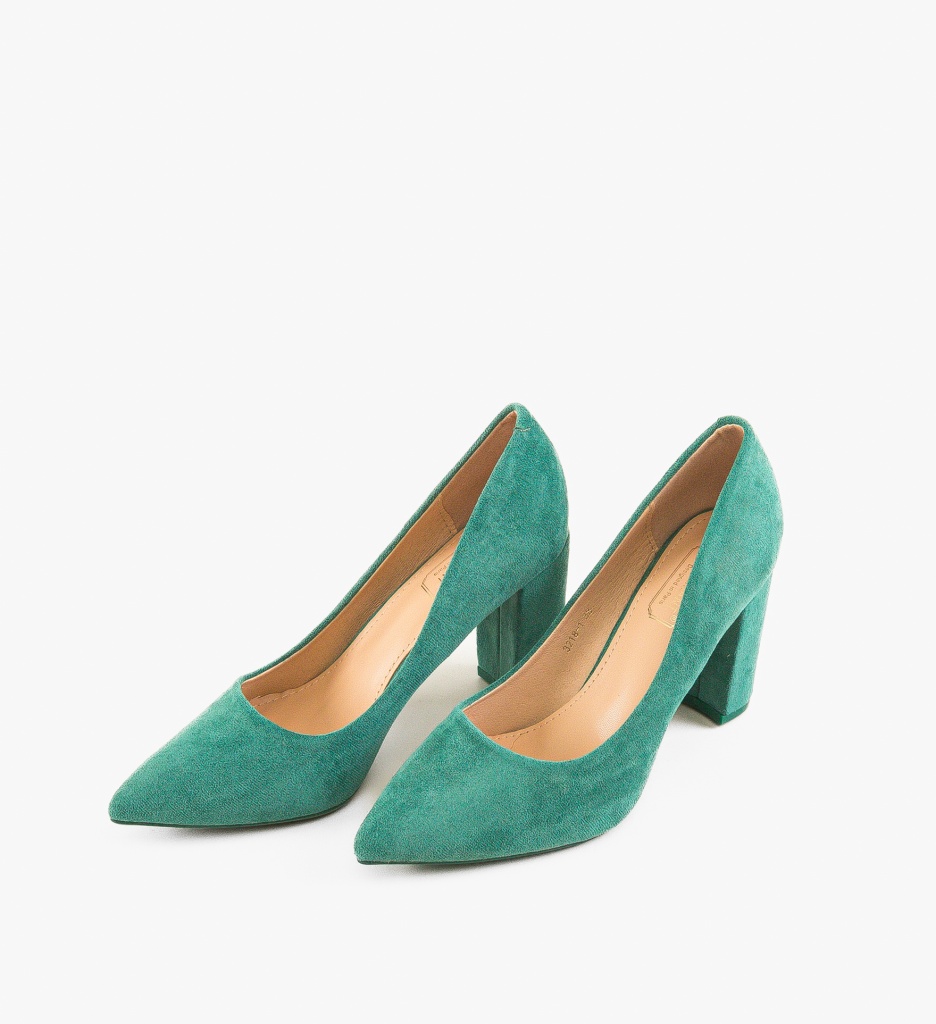 Pantofi Toc Verzi Yang - Eleganță Modernă - imagine 5