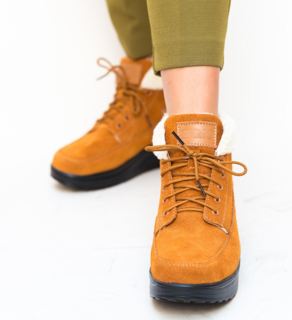 Pantofi Casual Blind Camel - Eleganță Relaxată - imagine 2