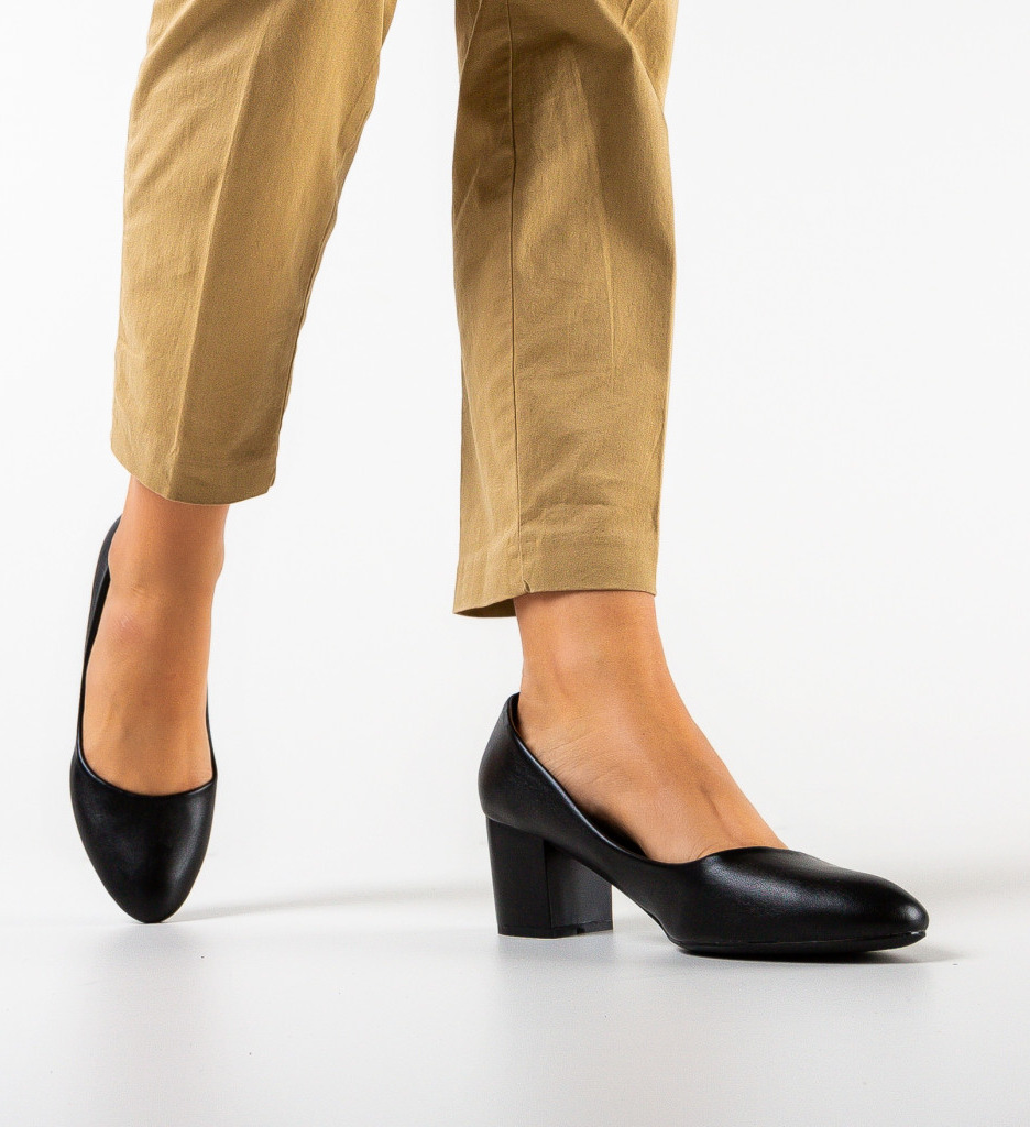 Pantofi dama Emrys Negri 3 - Eleganță și Stil - imagine 3