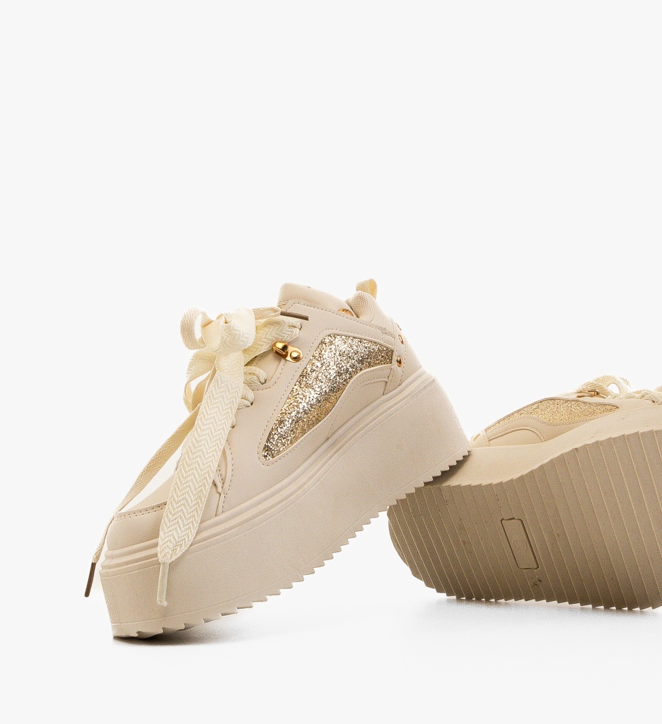 Sneakers Dama Adetoku Bej | Confort si Stil Urban - imagine 8