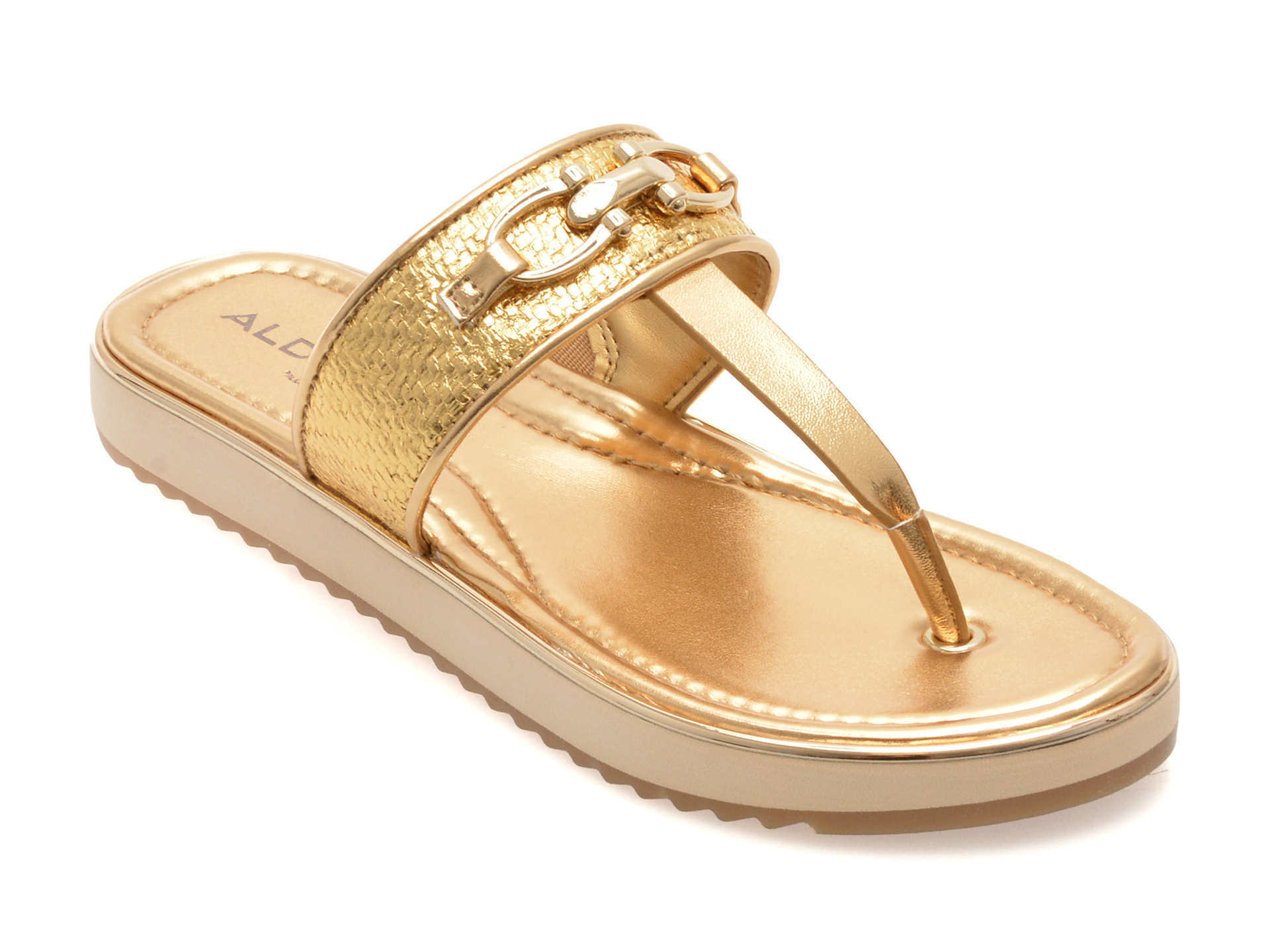 Papuci ALDO LAJOLLA 711 Aurii Eleganți