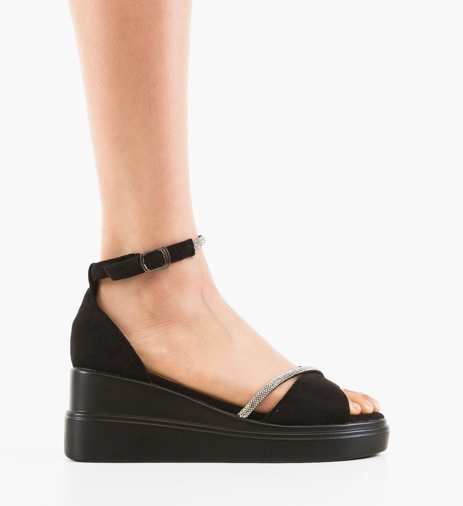 Platforme Dama Juha Negre | Stil si Confort - imagine 6