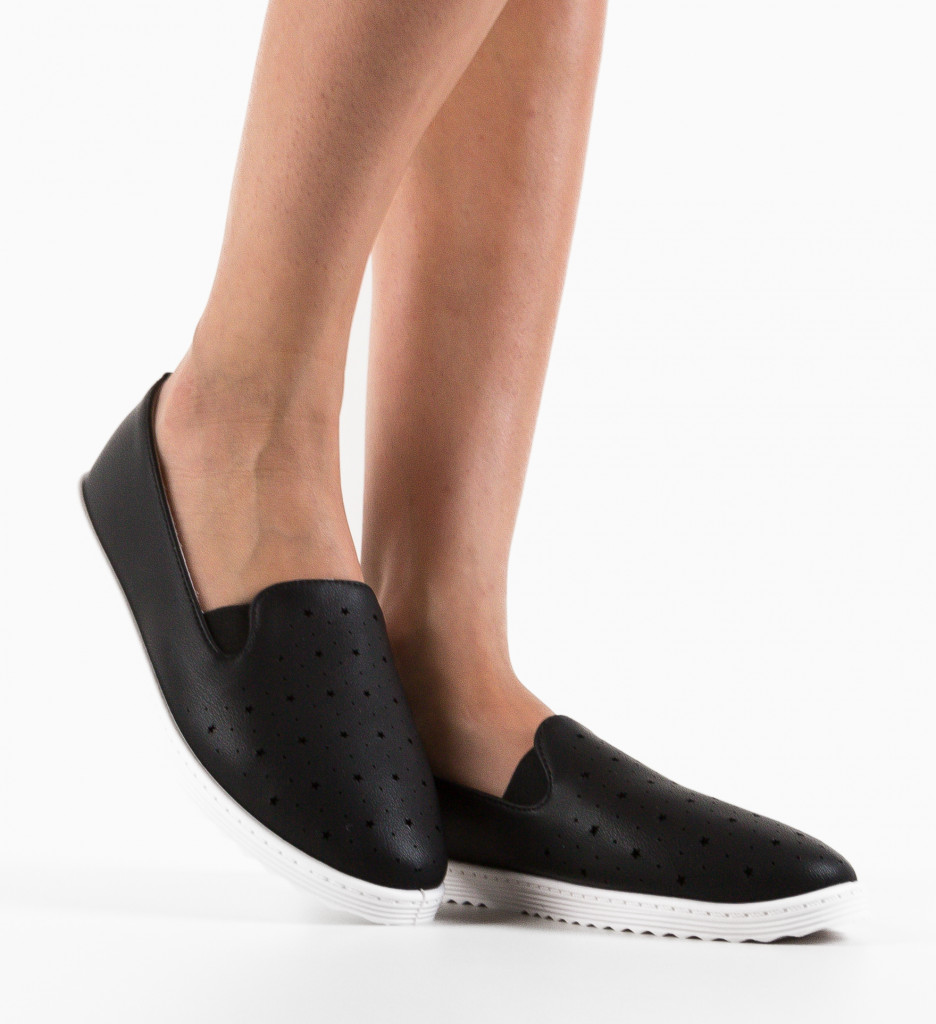 Espadrile Starru Negre | Confort Casual - imagine 2