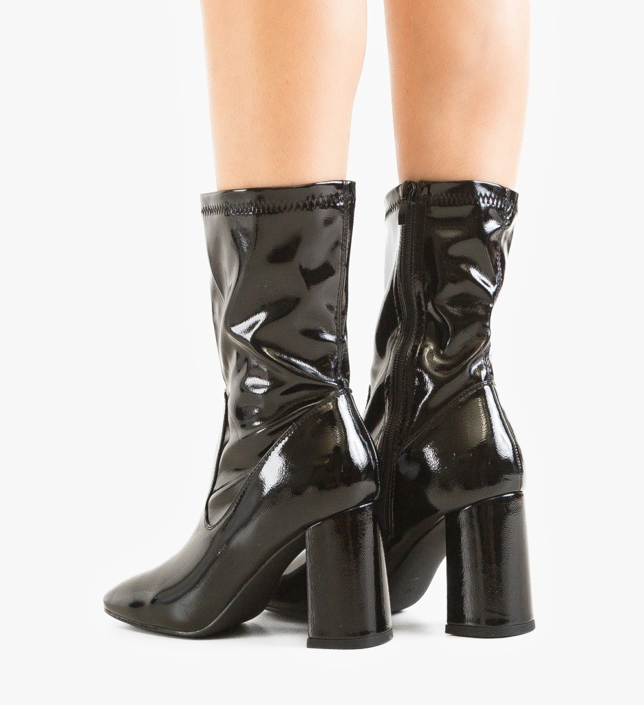 Botine Dama Negre Comode | Model Aust - imagine 3