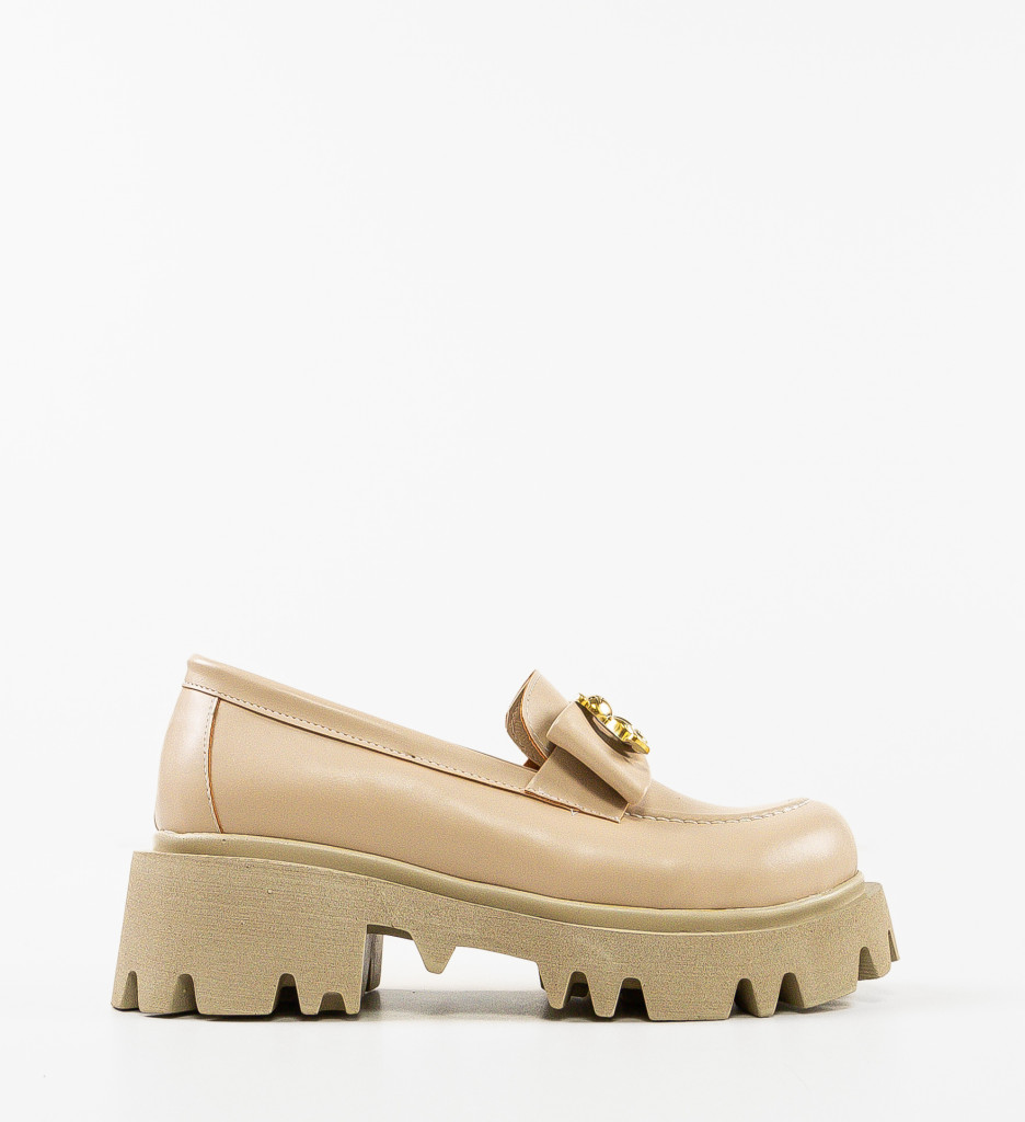 Pantofi Casual Berry Bej - Confort și Stil Zilnic - imagine 4