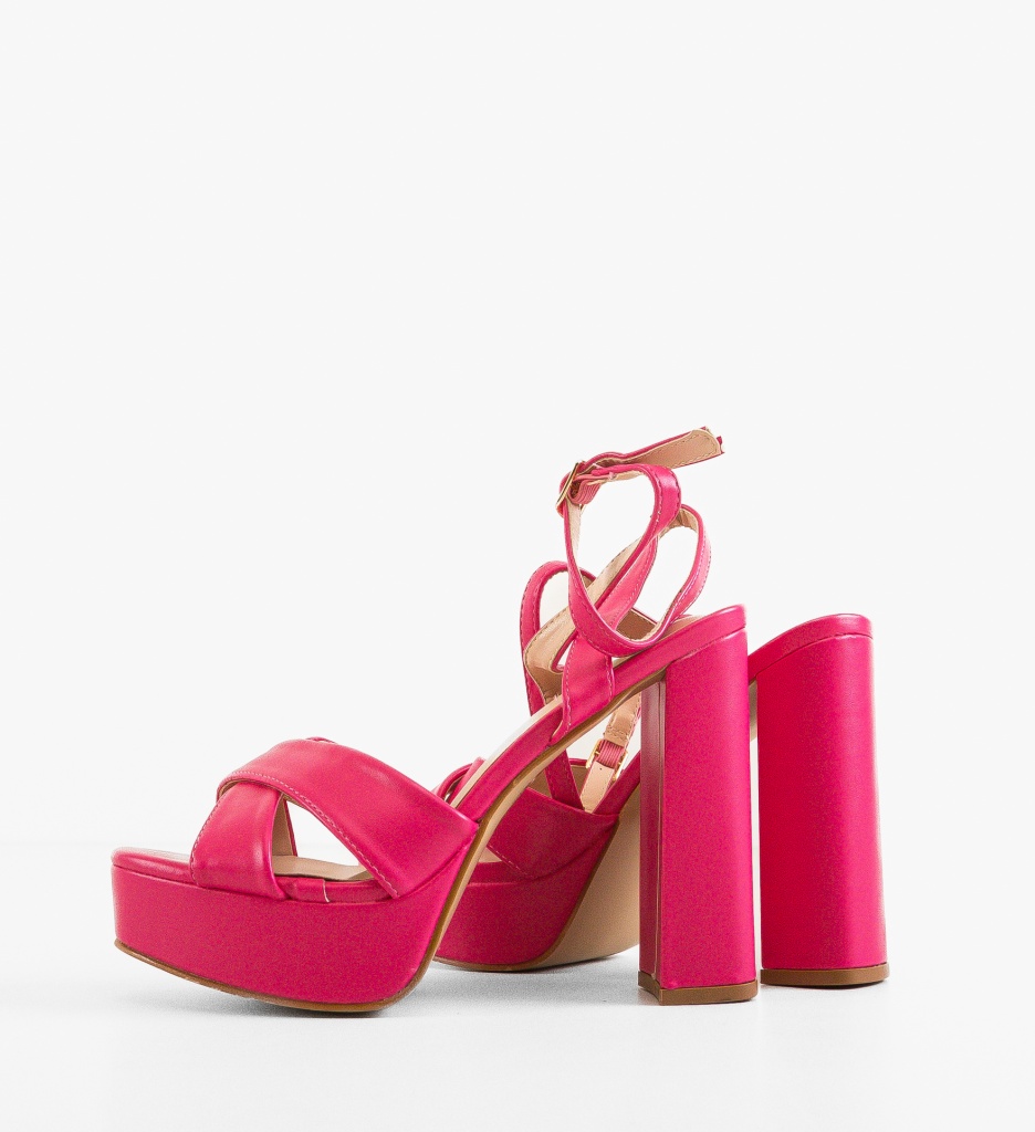 Sandale Jessica Fuchsia - Eleganță și Stil - imagine 3