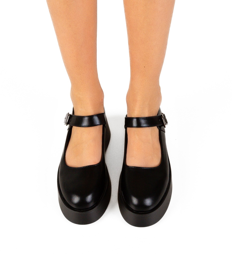 Pantofi Casual Madylu Negri - Confort Stilat - imagine 2