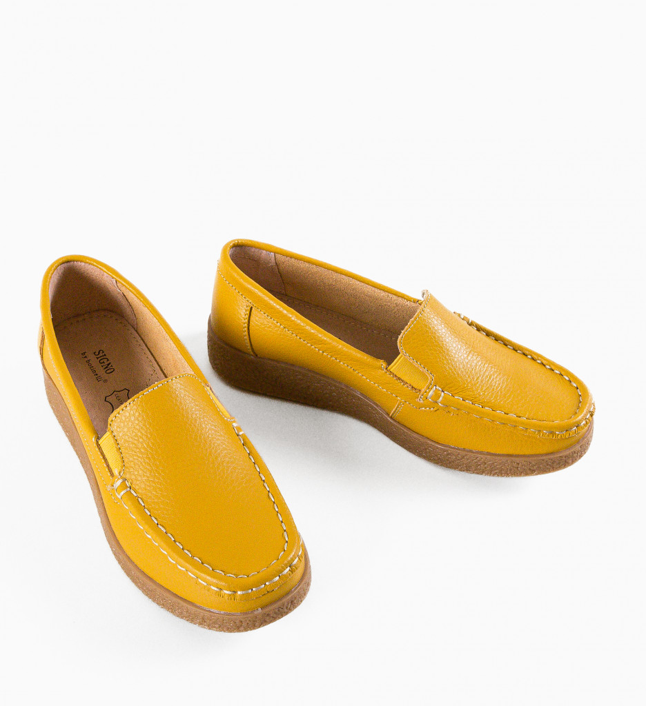 Pantofi Casual Givy Galbeni - Stil și Confort - imagine 11