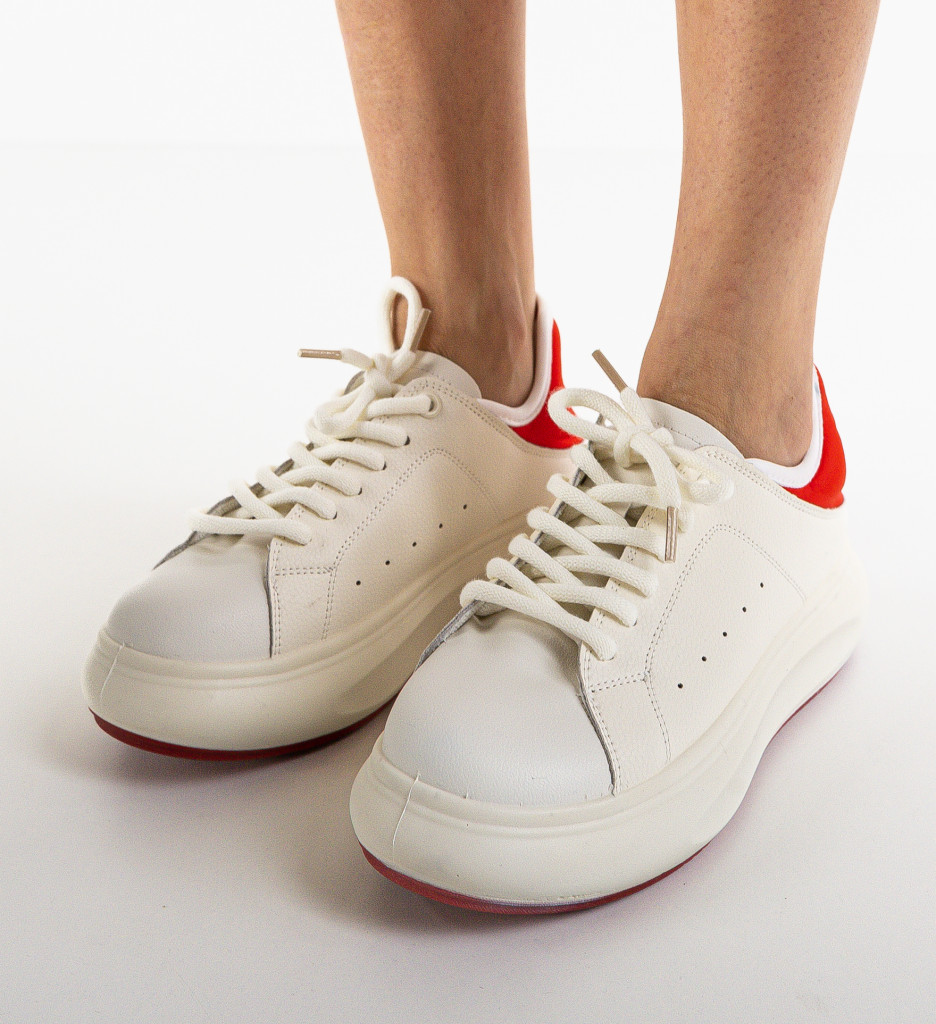 Sneakers Dama Keeny Albi 2 - Confort si Stil - imagine 5