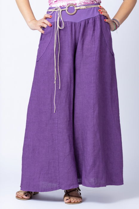 Fusta Pantalon In Mov Shopika | Stil Confort