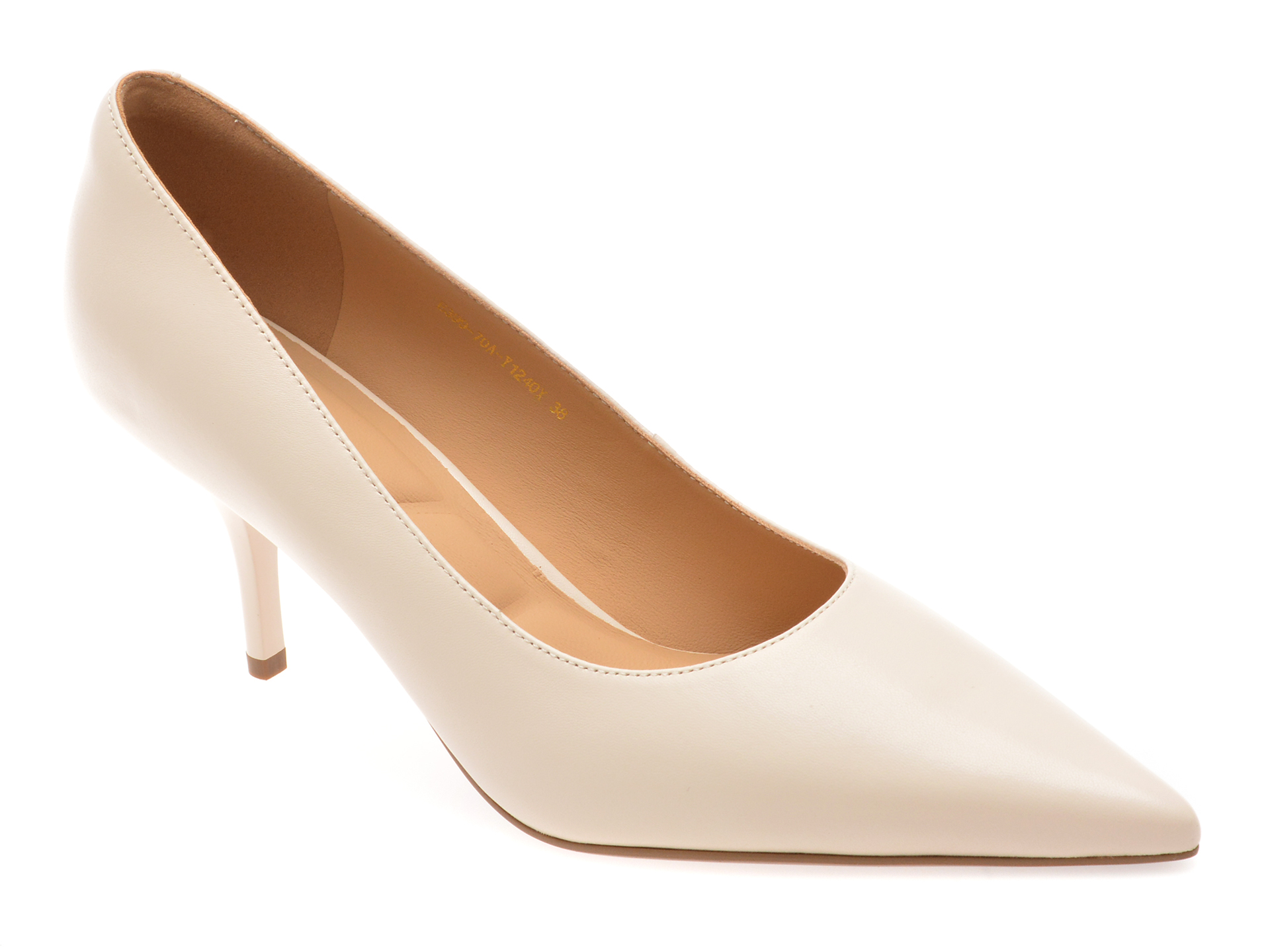 Pantofi Epica Eleganți Nude din Piele Naturală