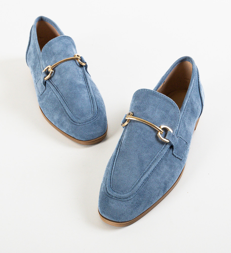 Pantofi Casual Dama Jenet Albastri - Confort și Stil - imagine 10
