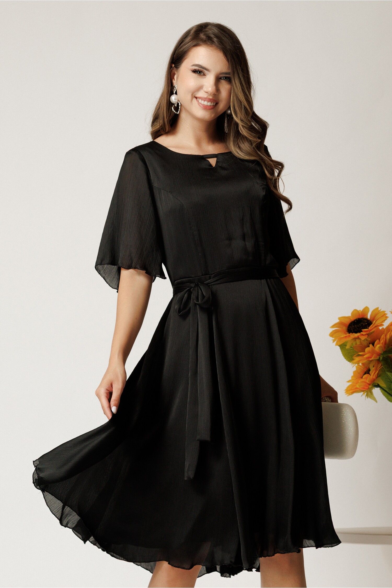 Rochie Celine Neagra Eleganta | Cununie Civila