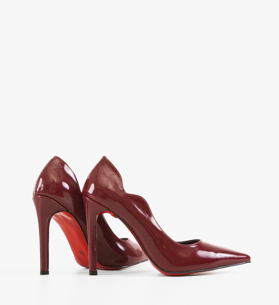 Pantofi dama Tichon Grena 2 cu toc elegant - imagine 3