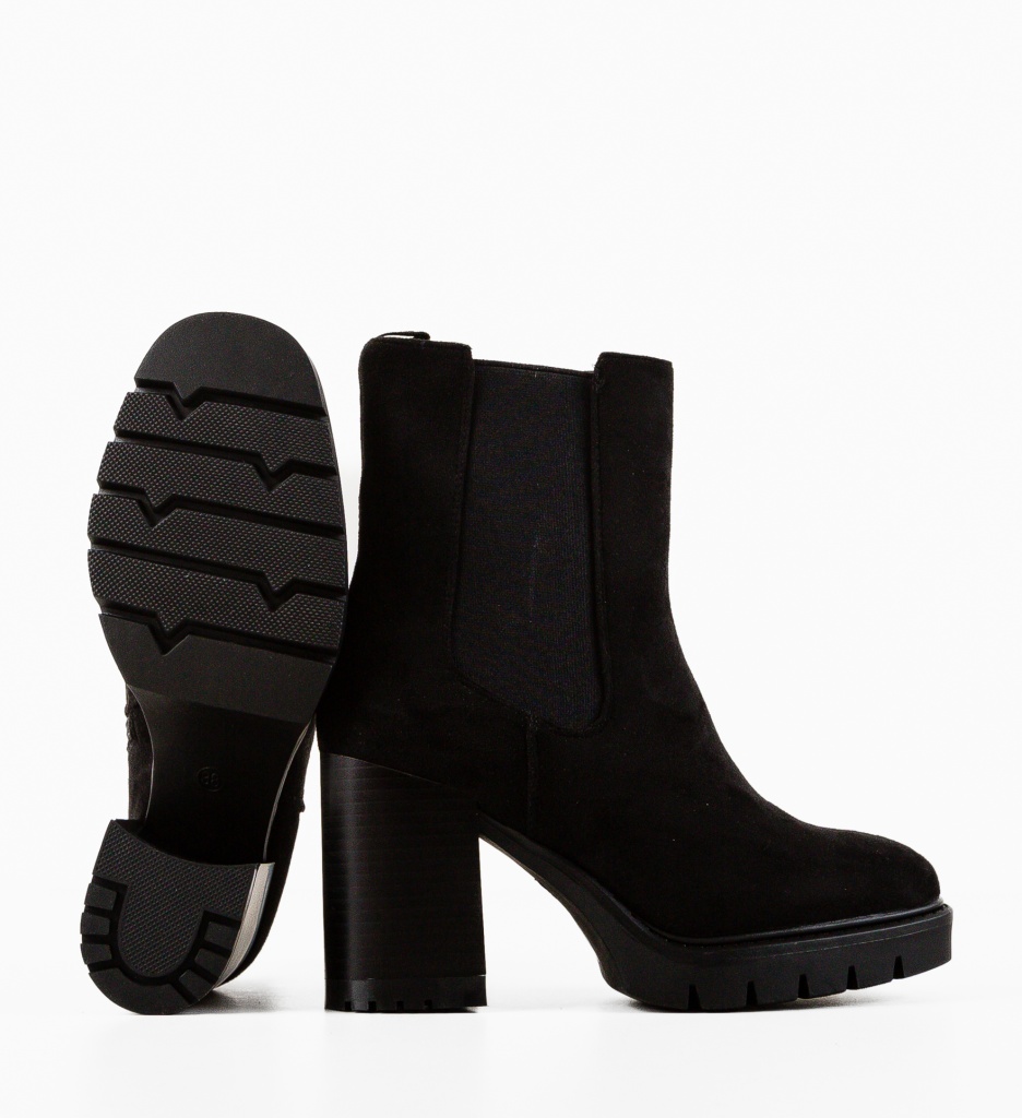 Botine Dama Gideon Negre | Eleganță și Confort - imagine 6