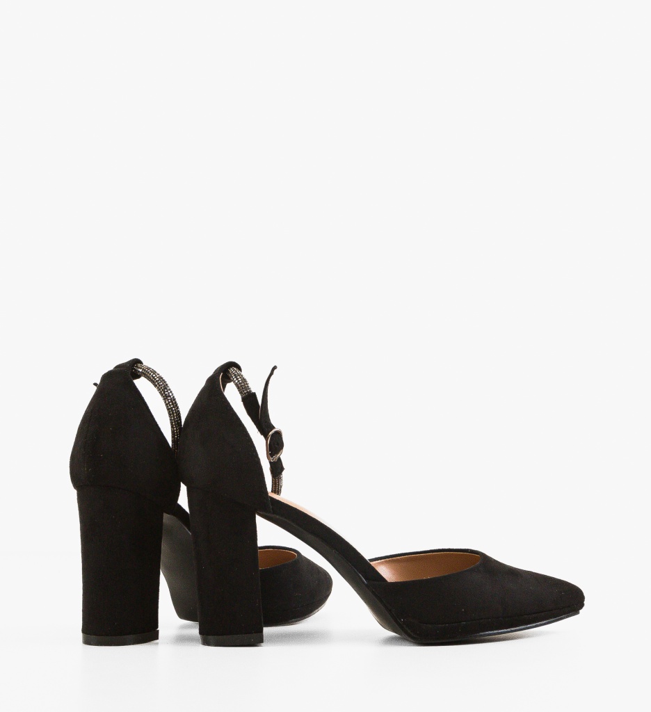 Pantofi cu Toc Kobe Negri | Eleganță Asigurată - imagine 3