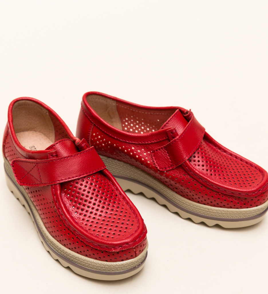 Pantofi Histria Rosii - Confort și Stil Casual - imagine 5