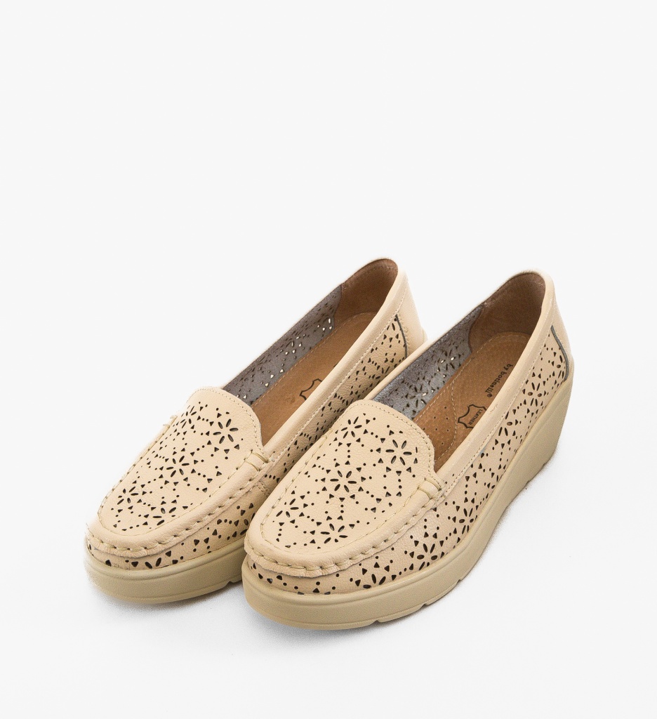 Platforme Dama Myzy Bej | Stil și Confort Casual - imagine 5