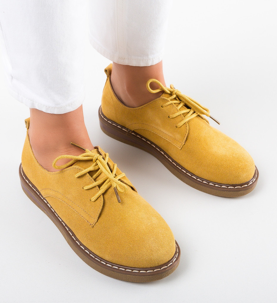 Pantofi Casual Galbeni - Confort și Stil - imagine 2