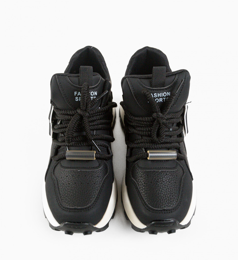 Sneakers Dama Starko Negri | Confort și Stil Urban - imagine 5