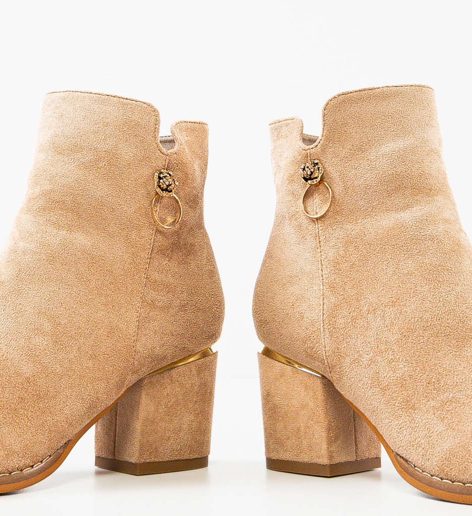 Botine Dama Reuben Khaki - Eleganță și Confort - imagine 8