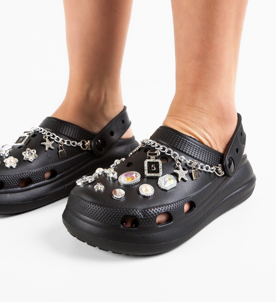 Papuci Dama Negri Confortabili | Stil Casual - imagine 3