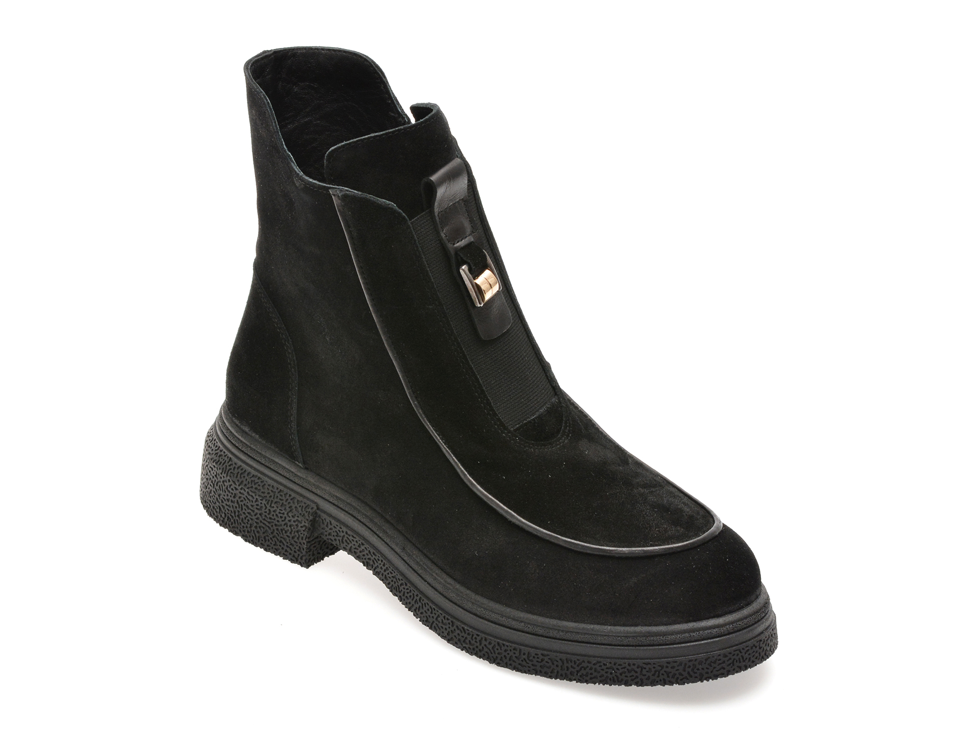 Ghete GRYXX Negre | Eleganță Piele Intarsa