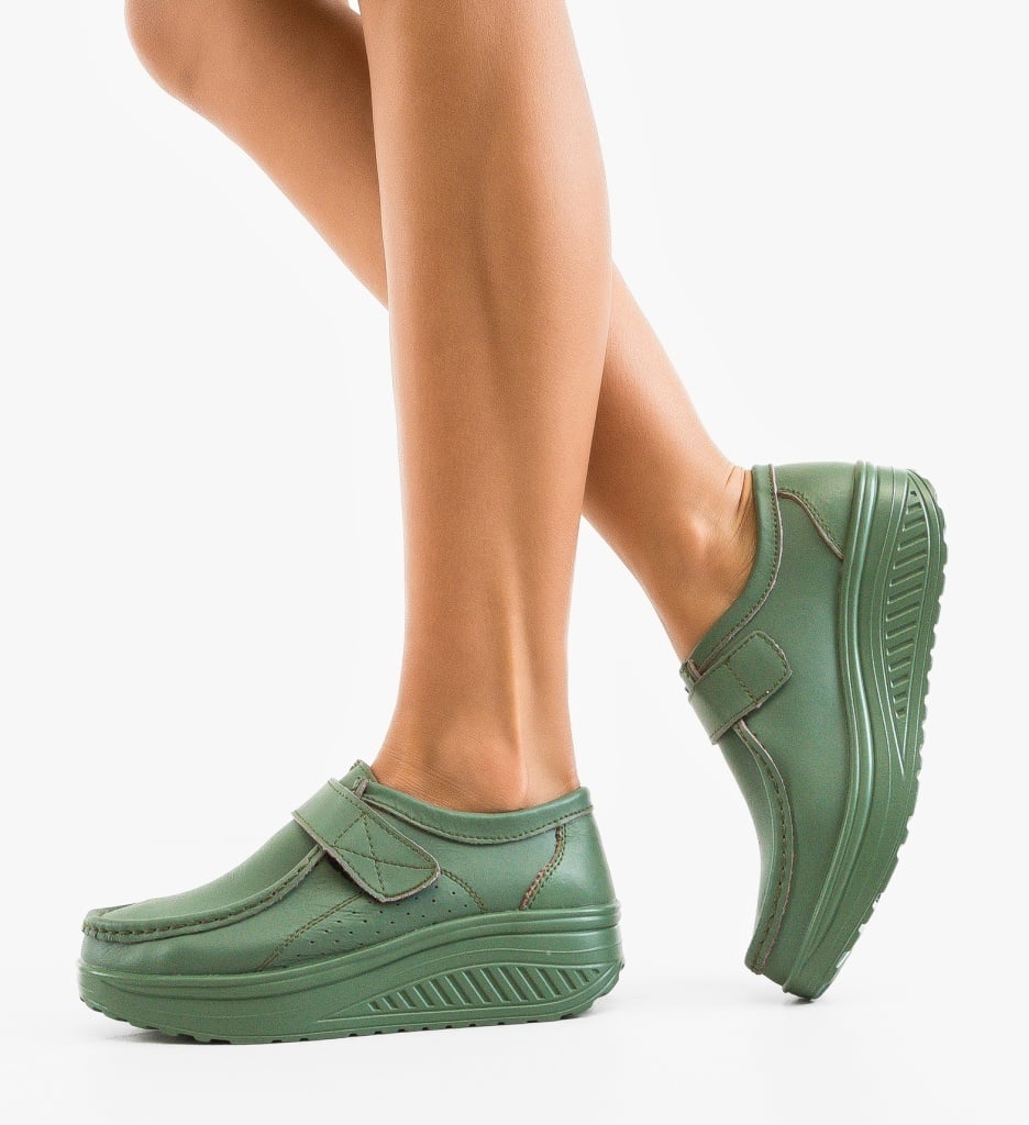 Pantofi Casual Utre Verzi - Confort și Stil