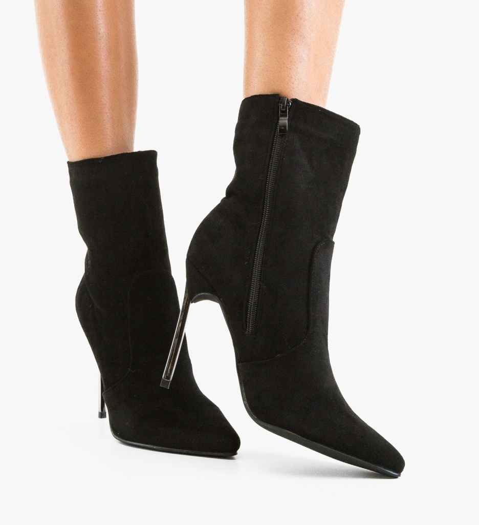 Botine Dama Beinar Negre | Eleganță și Stil - imagine 3