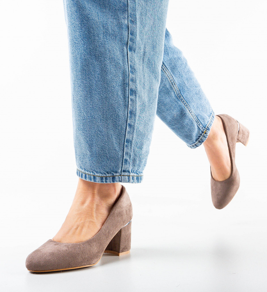 Pantofi Matti Khaki | Eleganți și Confortabili - imagine 3