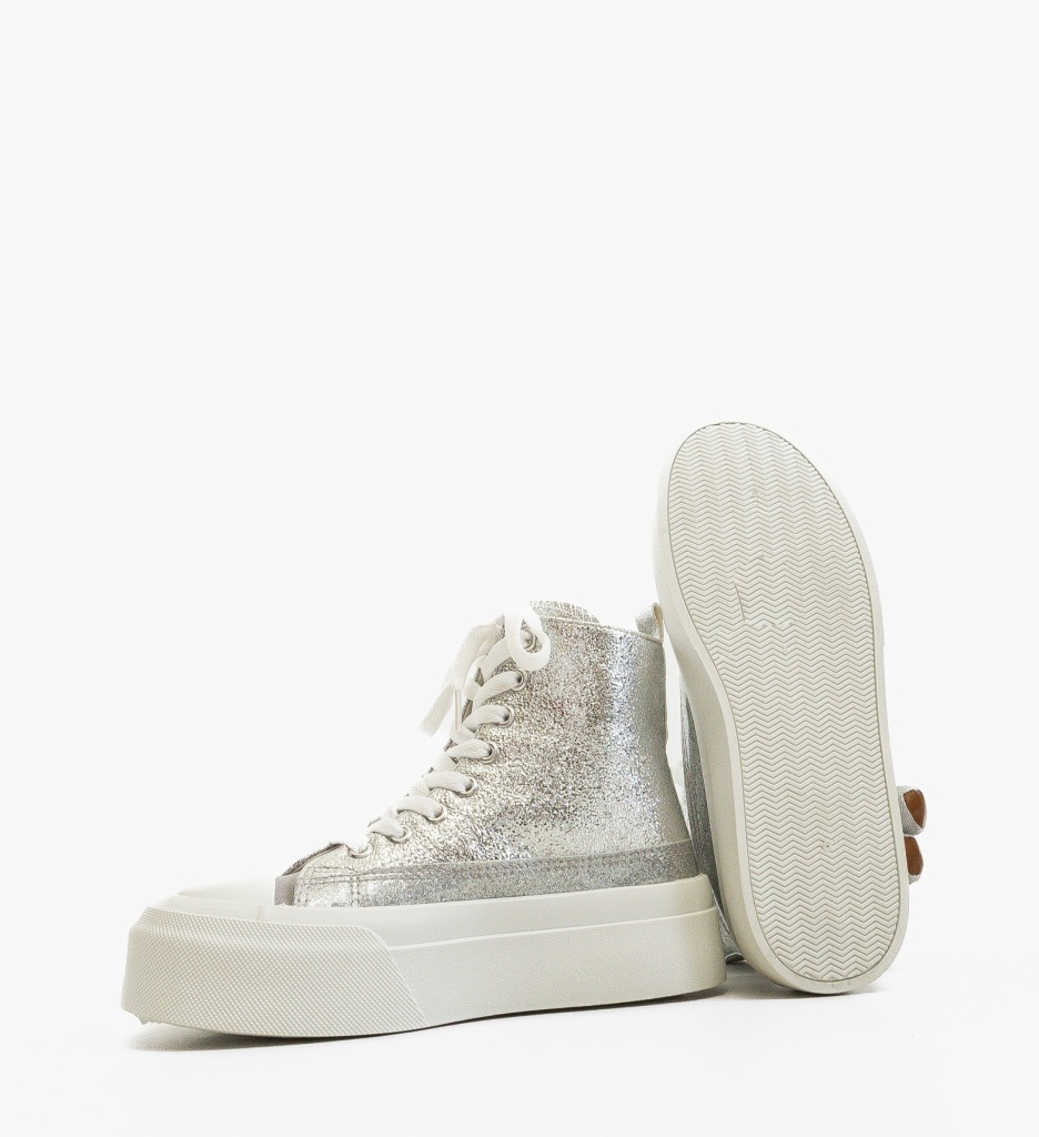 Sneakers Dama Serena Argintii - Stil și Confort - imagine 4