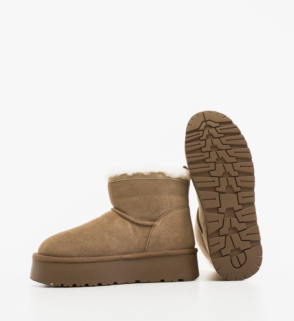 Cizme Ug Depurtat Fondy Khaki - Confort - imagine 3