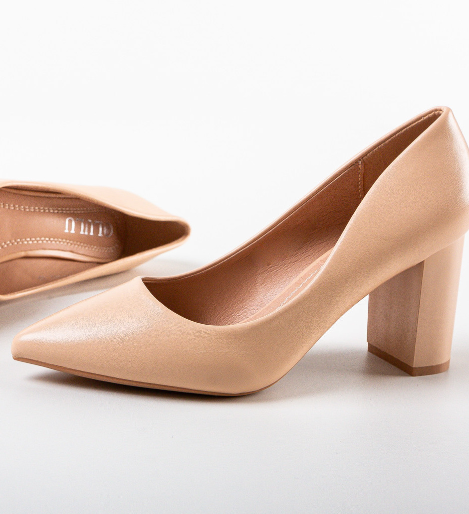 Pantofi dama Sierra Bej - Eleganță și Stil - imagine 7
