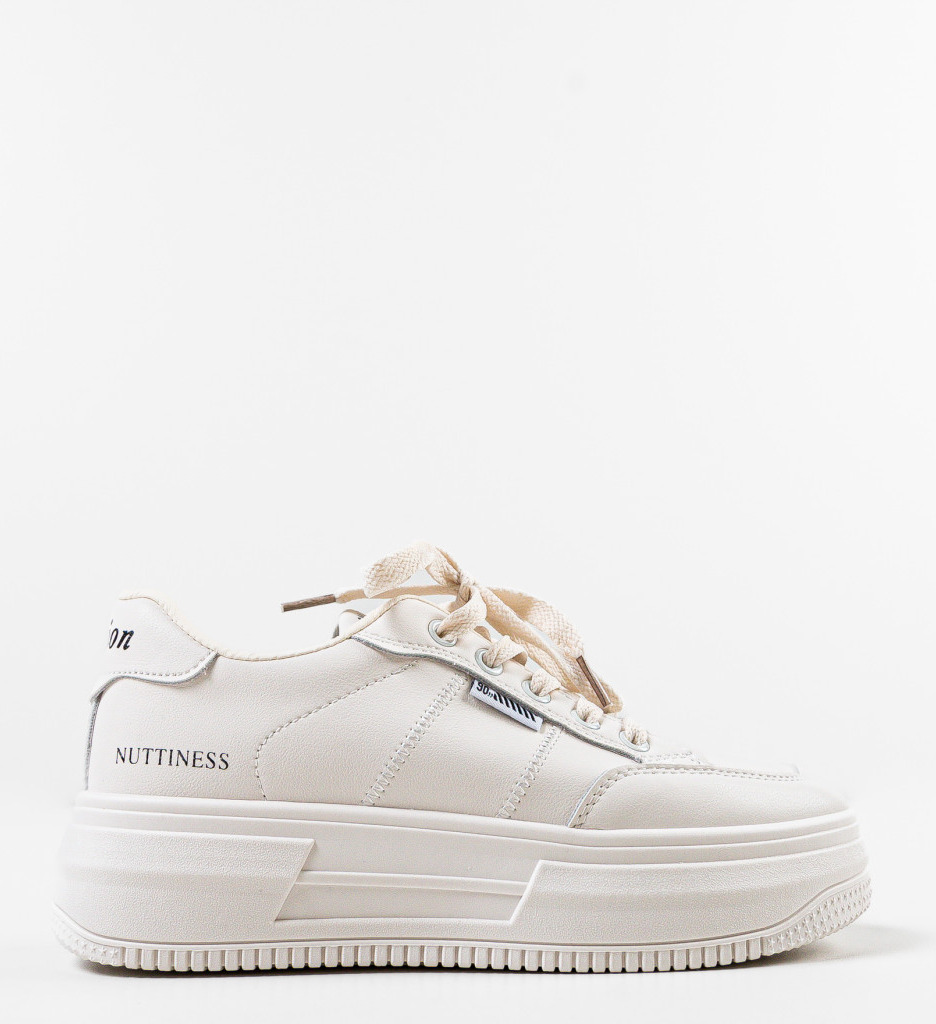 Sneakers Dama Guno Bej | Confort și Stil - imagine 5