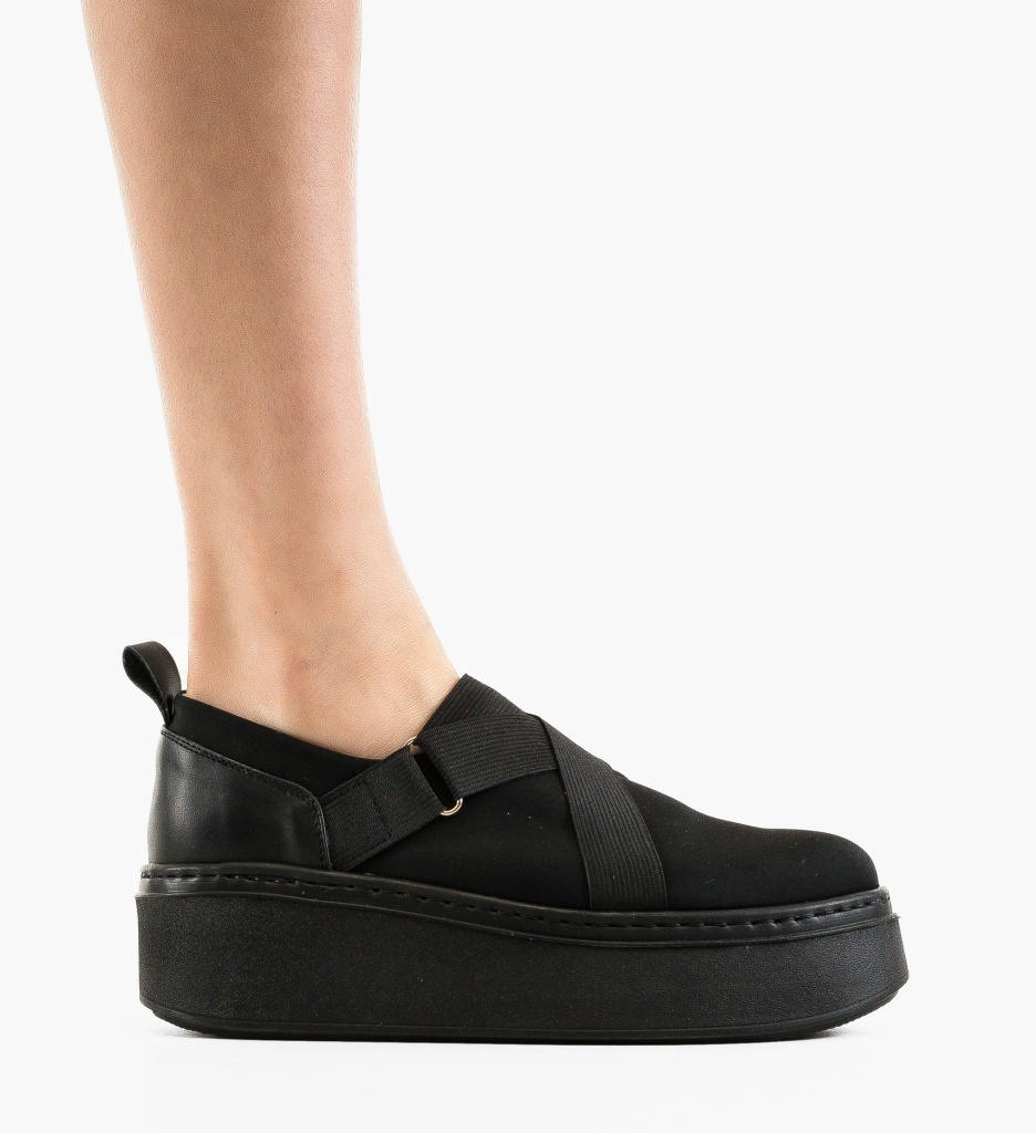 Pantofi Casual Freya Negri - Confort și Stil Zilnic - imagine 6