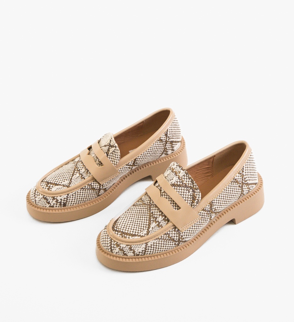 Pantofi Casual Mikael Khaki - Confort și Stil - imagine 4